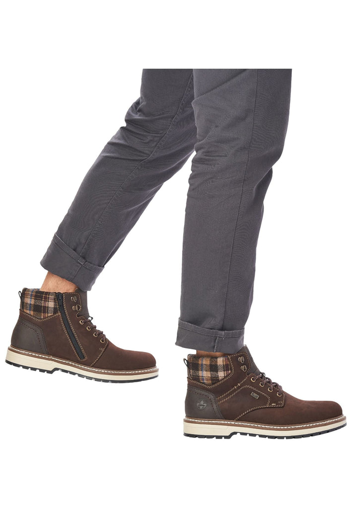 Rieker Stiefelette Leder/Textil Cigar