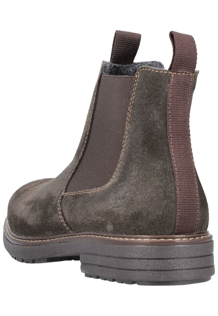 Rieker Stiefelette Leder/Textil Erde