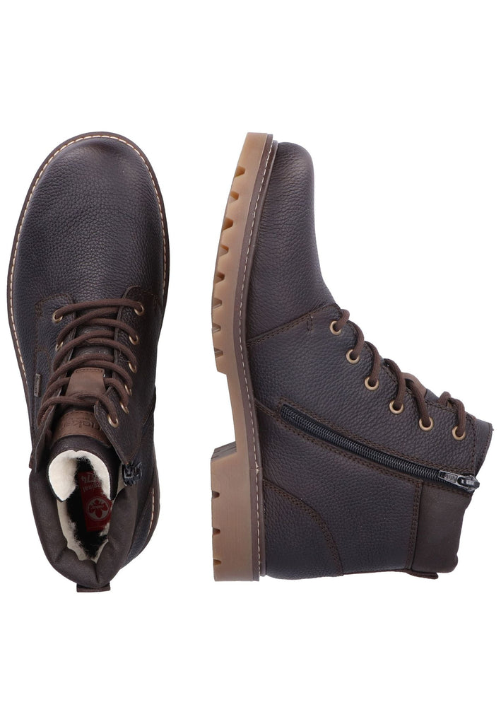 Rieker Stiefelette Leder/Textil Kastanie