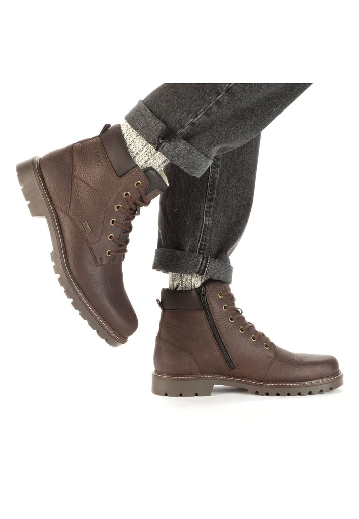 Rieker Stiefelette Leder/Textil Kastanie