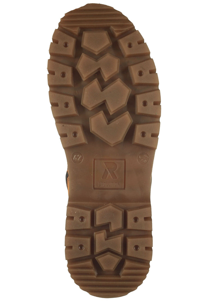 Rieker Stiefelette Leder/Textil Nuss Warmfutter