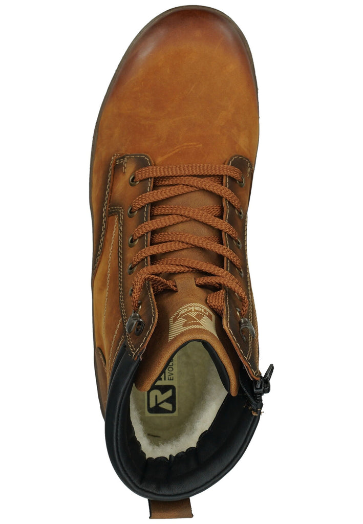 Rieker Stiefelette Leder/Textil Nuss Warmfutter