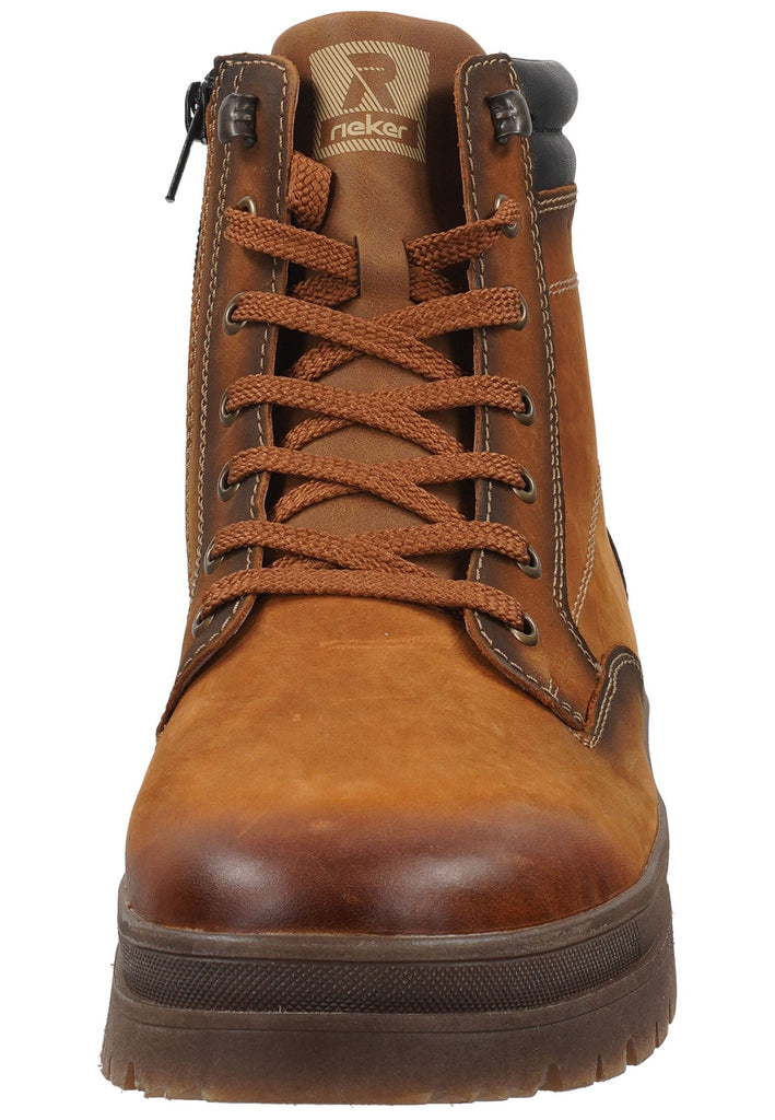 Rieker Stiefelette Leder/Textil Nuss Warmfutter