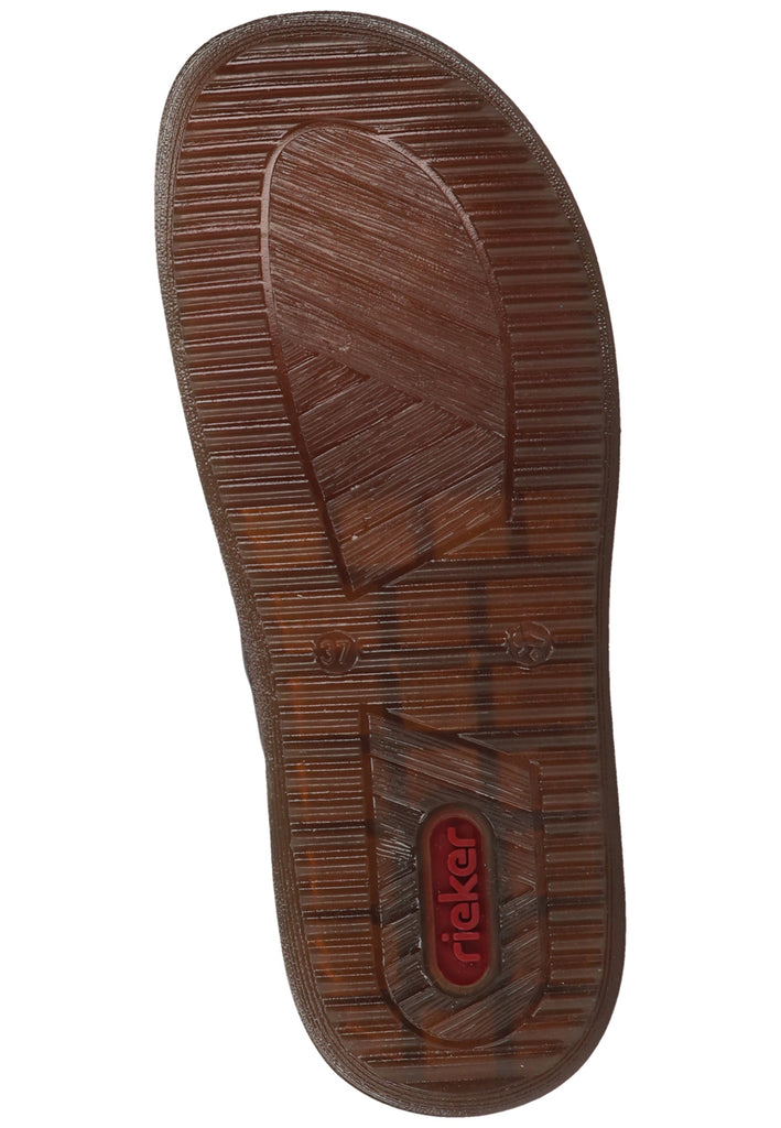 Rieker Stiefelette Leder/Textil Royalblau Warmfutter