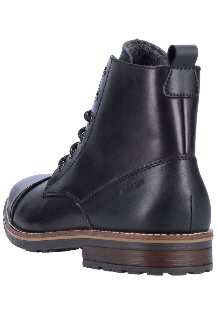 Rieker Stiefelette Leder/Textil Schwarz