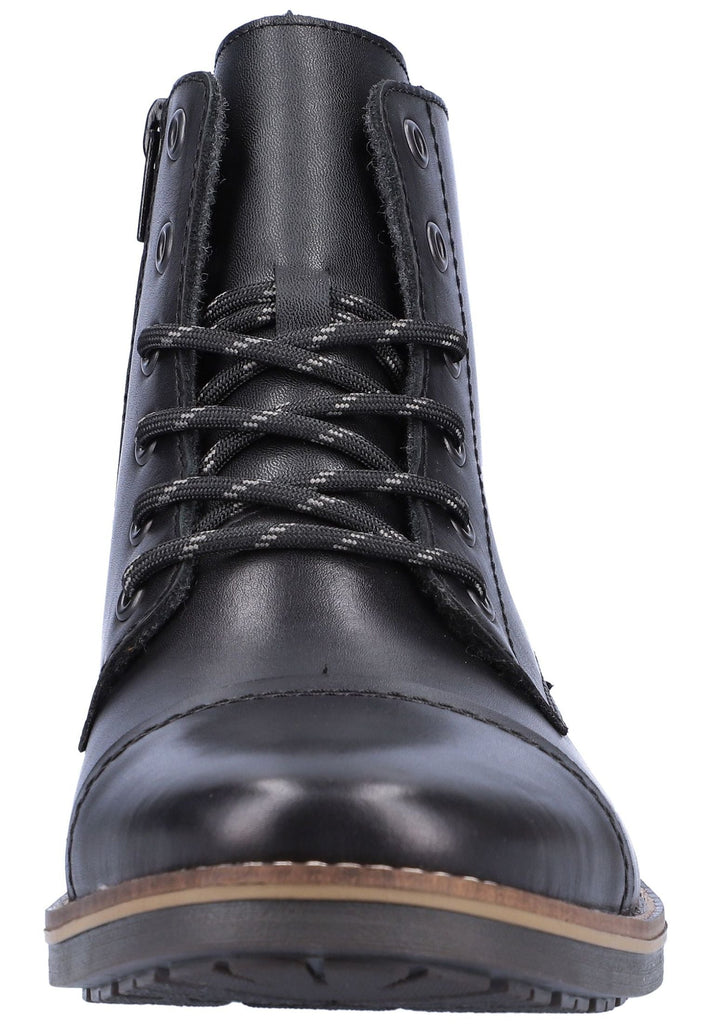 Rieker Stiefelette Leder/Textil Schwarz