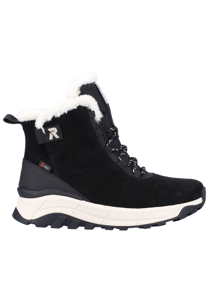 Rieker Stiefelette Leder/Textil Schwarz