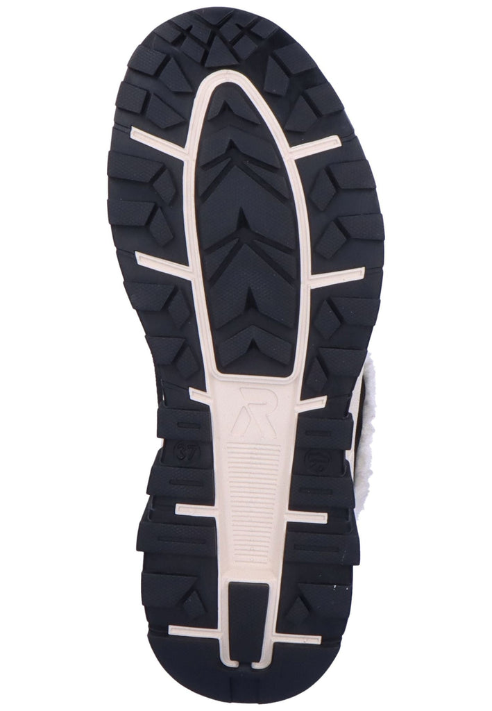 Rieker Stiefelette Leder/Textil Schwarz