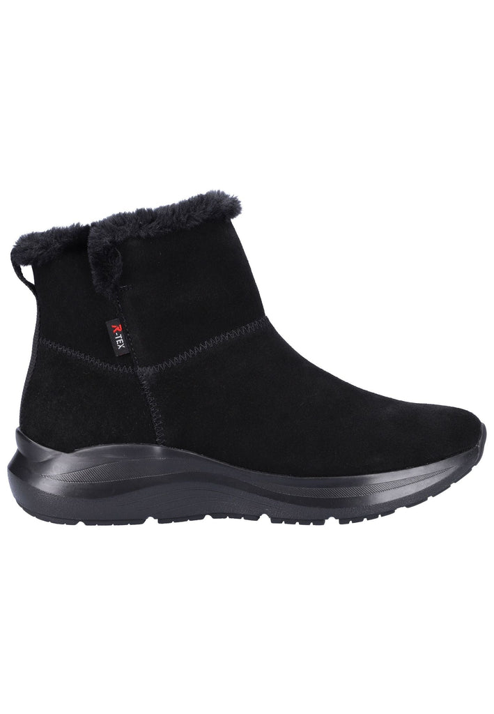 Rieker Stiefelette Leder/Textil Schwarz