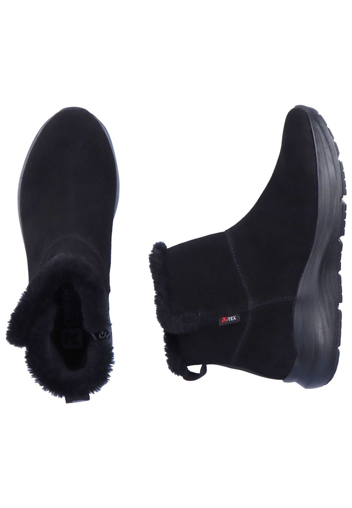 Rieker Stiefelette Leder/Textil Schwarz
