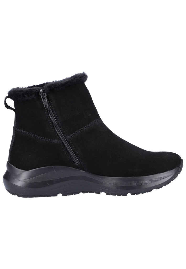 Rieker Stiefelette Leder/Textil Schwarz