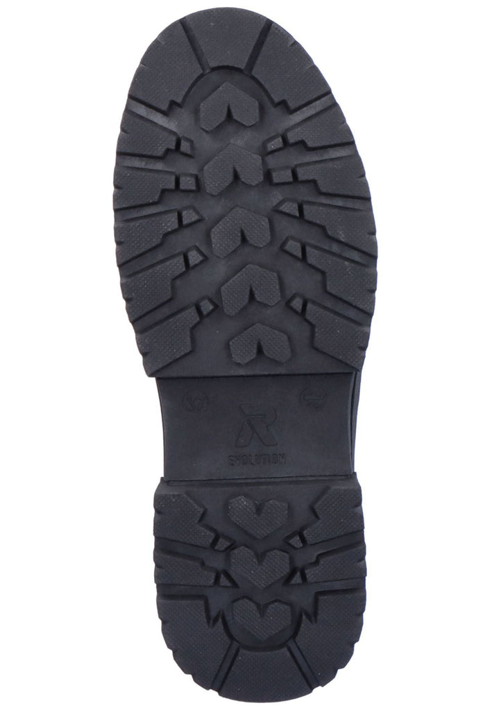 Rieker Stiefelette Leder/Textil Weiß