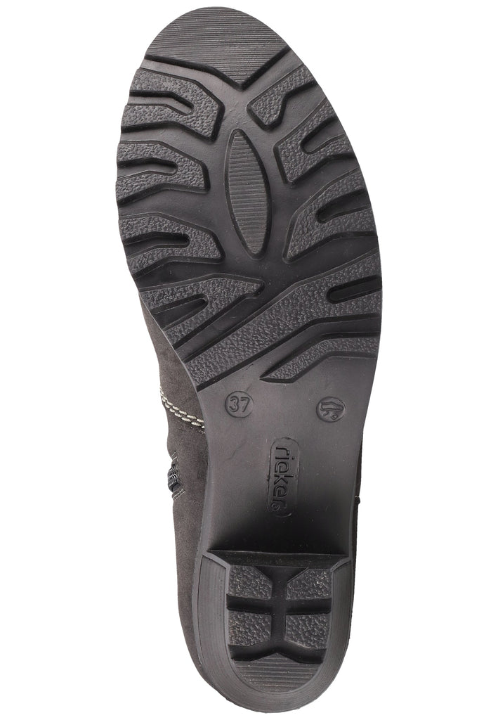 Rieker Stiefelette Lederimitat Anthrazit