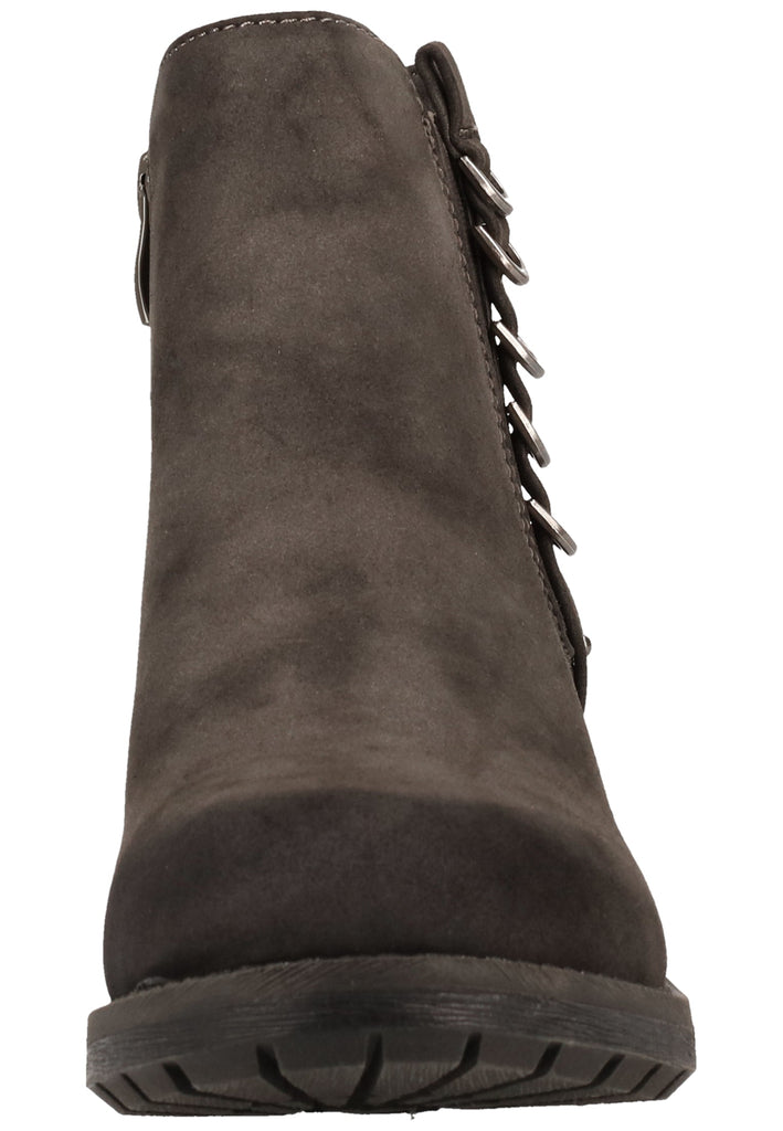 Rieker Stiefelette Lederimitat Anthrazit Warmfutter