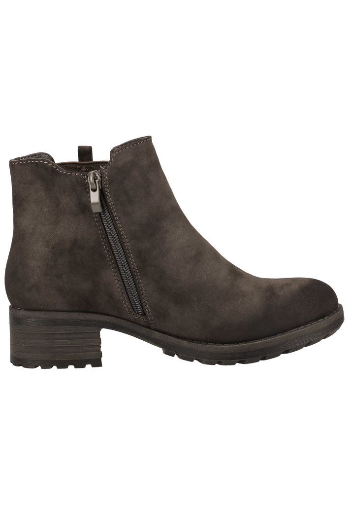 Rieker Stiefelette Lederimitat Anthrazit Warmfutter