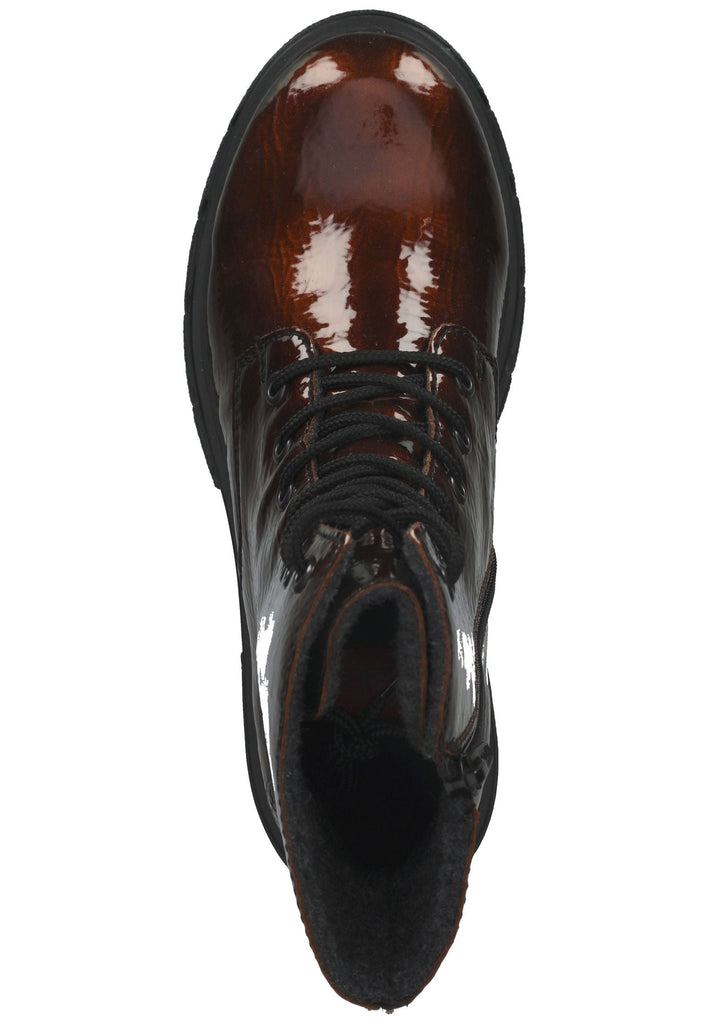 Rieker Stiefelette Lederimitat Antik Braun