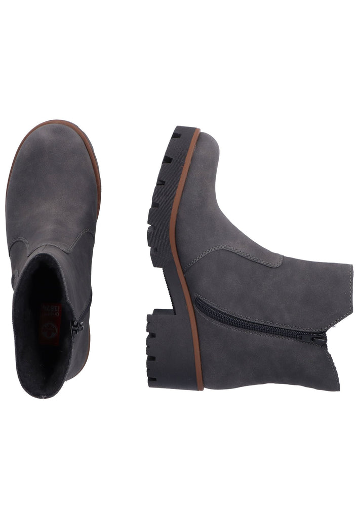 Rieker Stiefelette Lederimitat Antracite