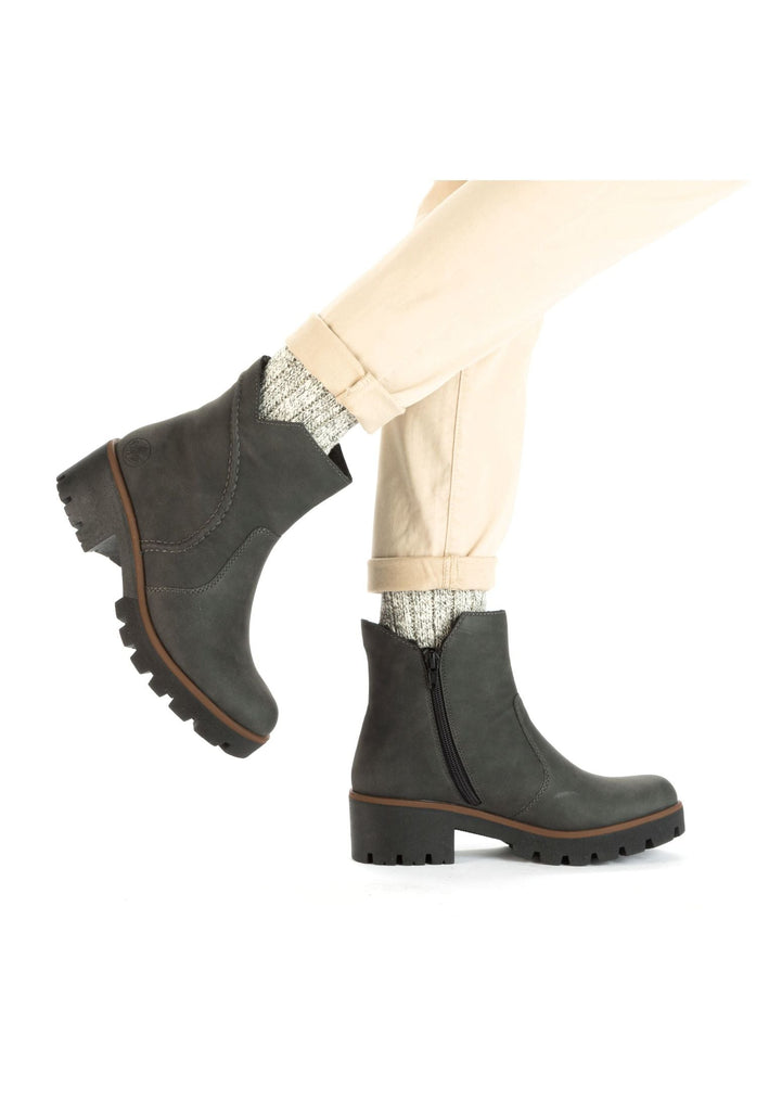 Rieker Stiefelette Lederimitat Antracite