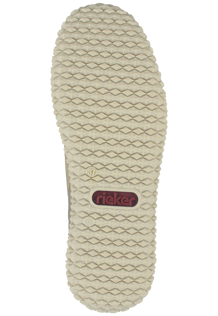 Rieker Stiefelette Lederimitat Beige Warmfutter