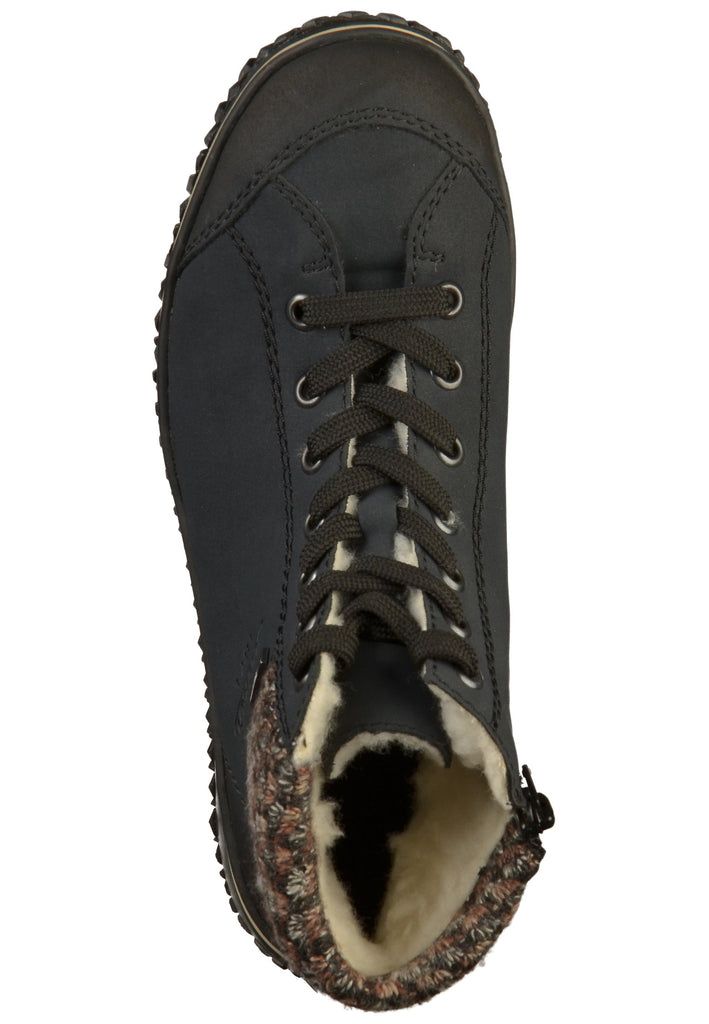 Rieker Stiefelette Lederimitat Blau