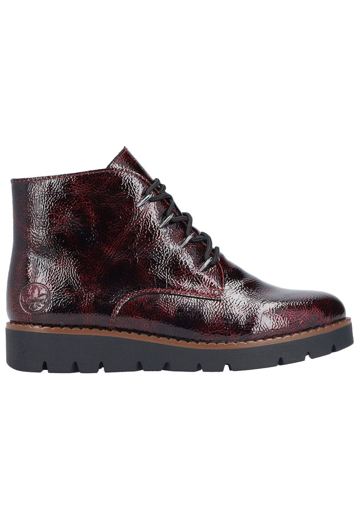 Rieker Stiefelette Lederimitat Bordeaux