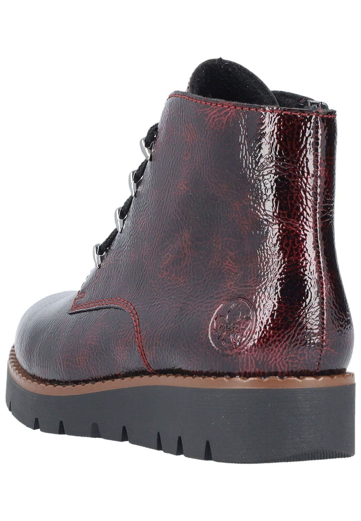 Rieker Stiefelette Lederimitat Bordeaux