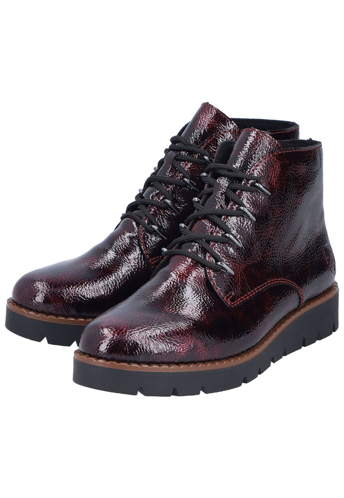 Rieker Stiefelette Lederimitat Bordeaux