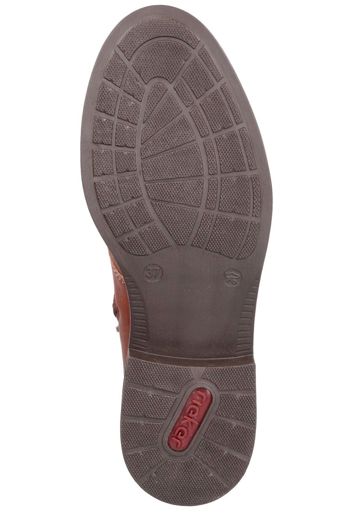 Rieker Stiefelette Lederimitat Brandy