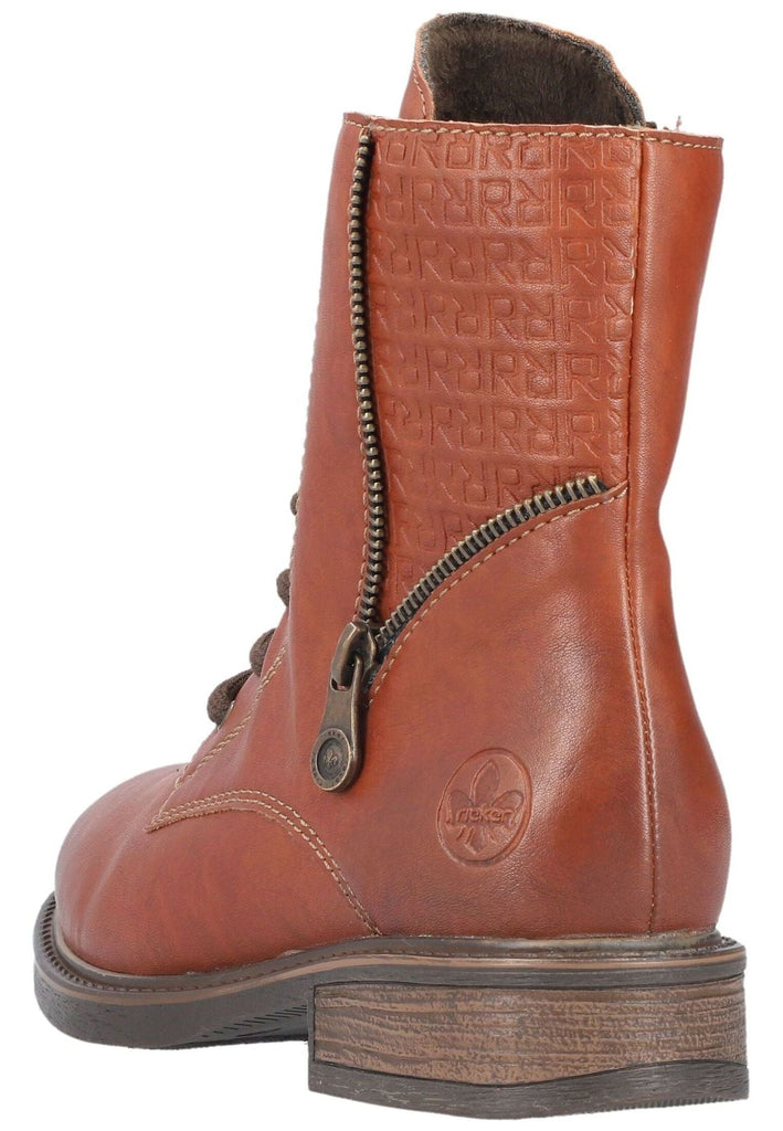 Rieker Stiefelette Lederimitat Brandy