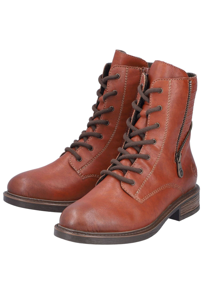Rieker Stiefelette Lederimitat Brandy