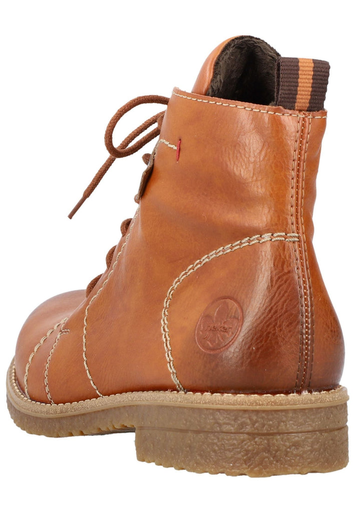 Rieker Stiefelette Lederimitat Braun