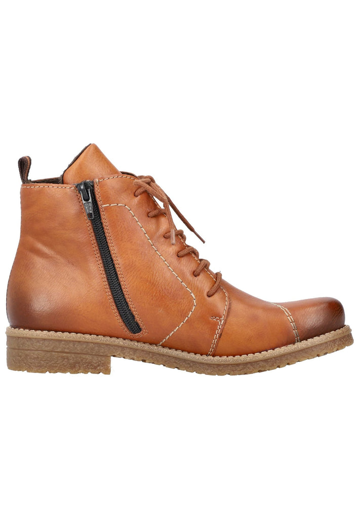 Rieker Stiefelette Lederimitat Braun
