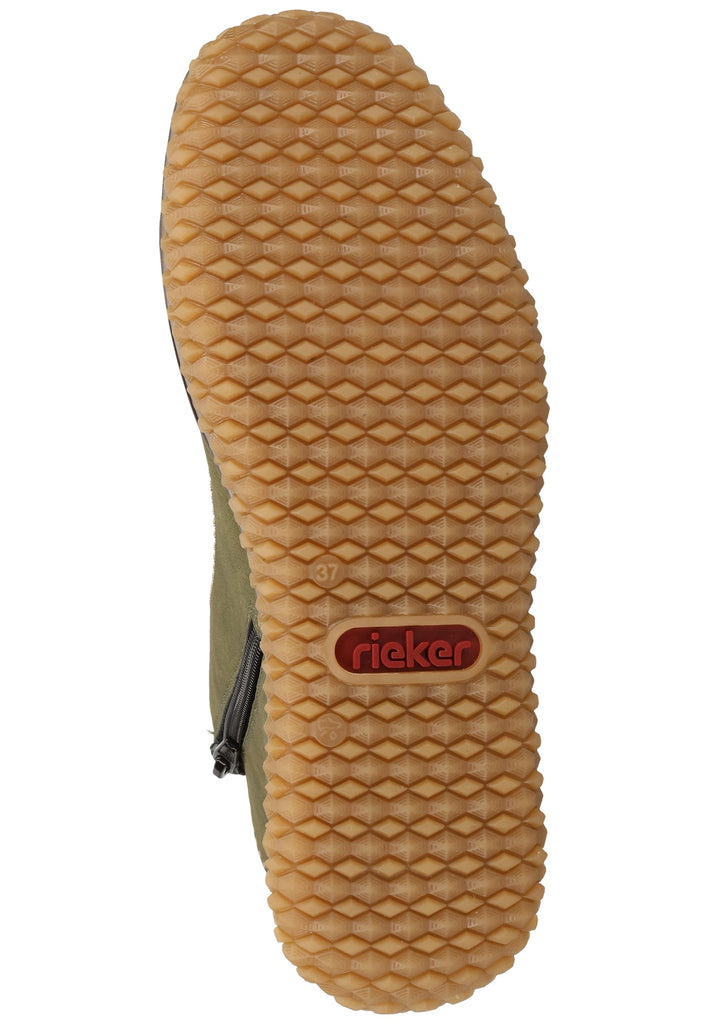 Rieker Stiefelette Lederimitat Braun Warmfutter