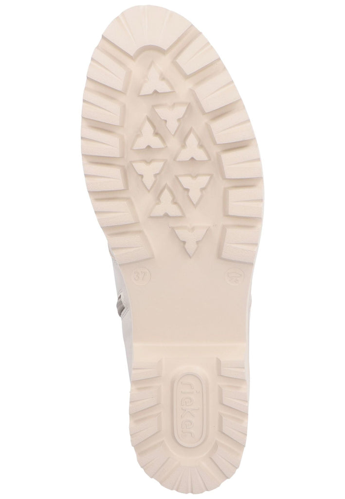 Rieker Stiefelette Lederimitat Creme