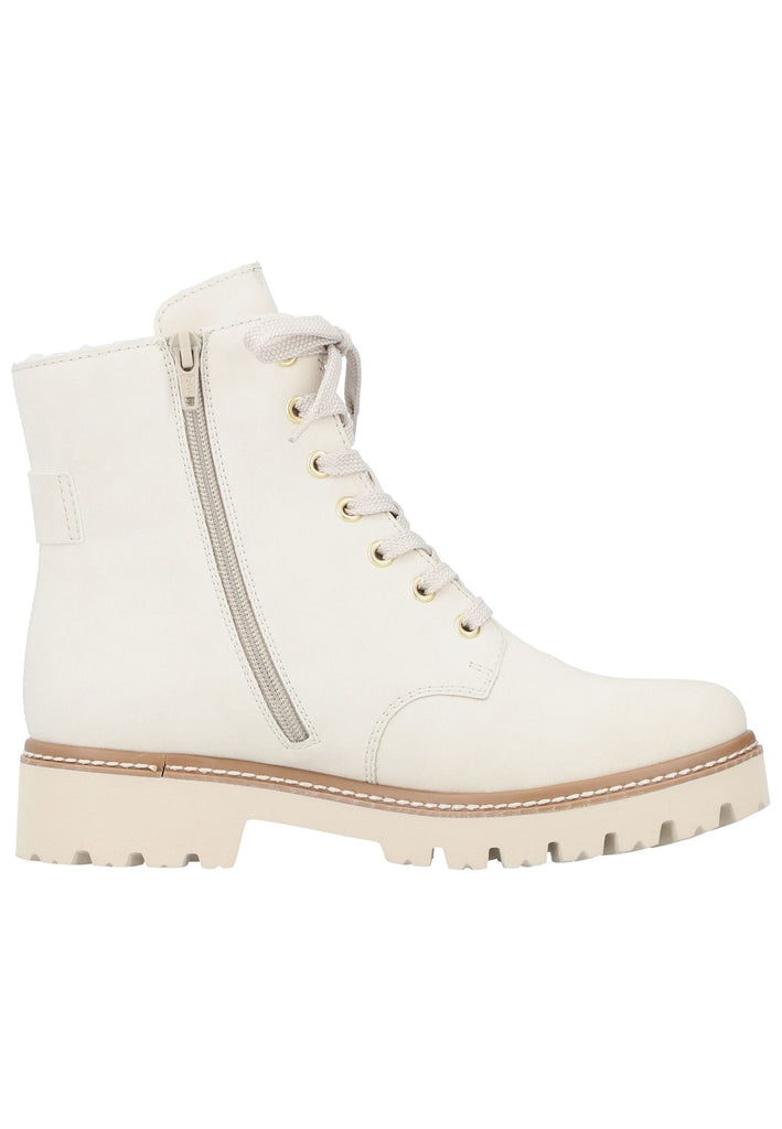 Rieker Stiefelette Lederimitat Creme