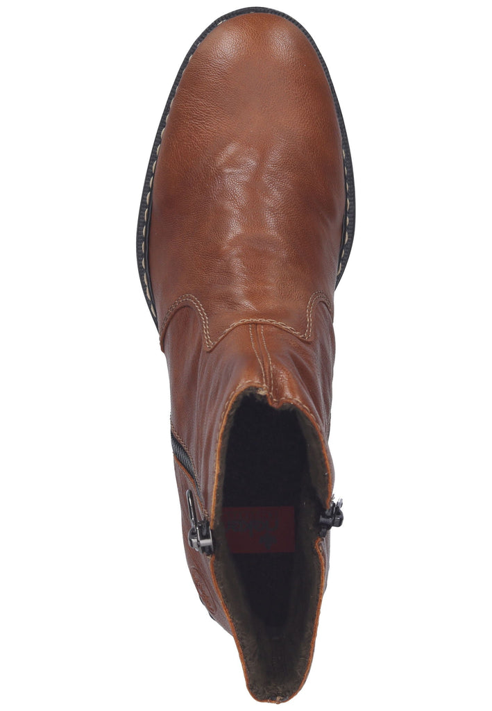 Rieker Stiefelette Lederimitat Cuoio