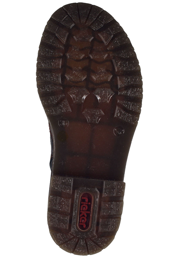Rieker Stiefelette Lederimitat Dunkelbraun
