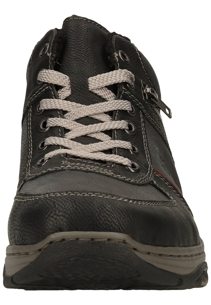 Rieker Stiefelette Lederimitat Dunkelgrau Warmfutter