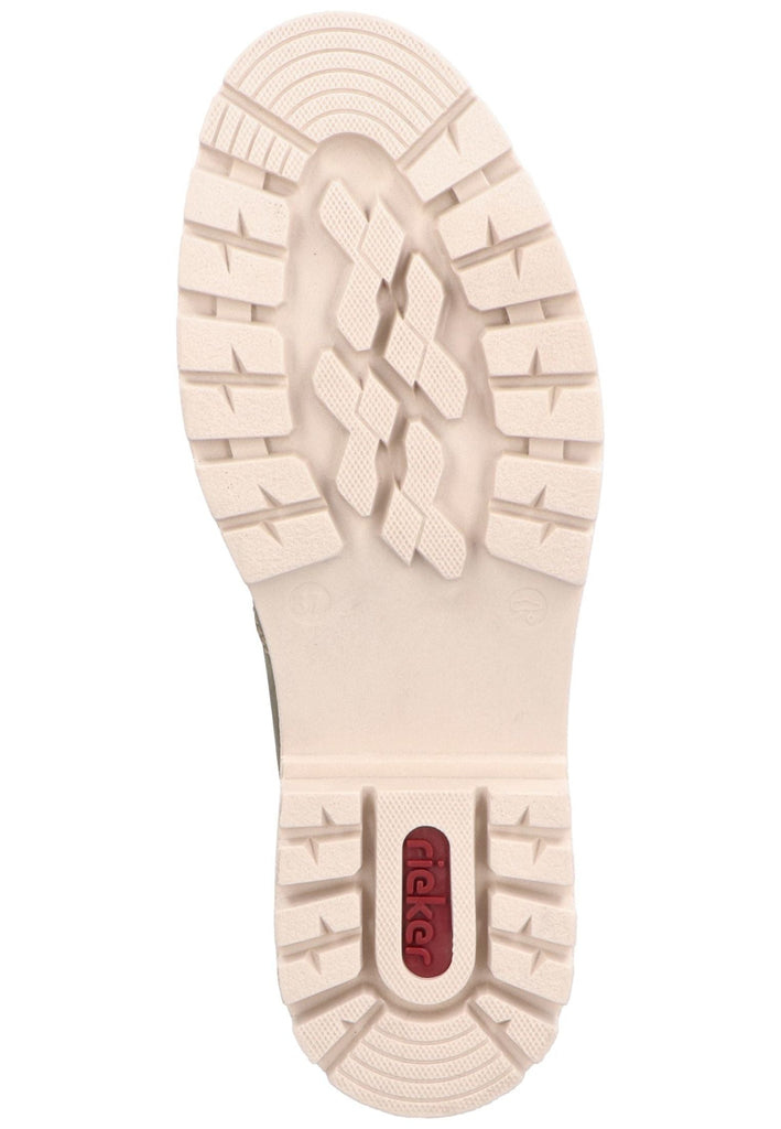 Rieker Stiefelette Lederimitat Dunkelgrün