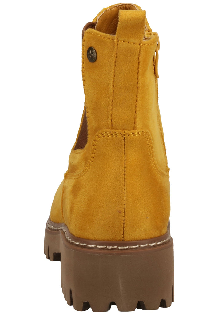 Rieker Stiefelette Lederimitat Gelb Warmfutter