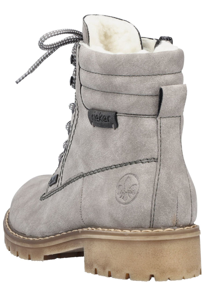 Rieker Stiefelette Lederimitat Grau