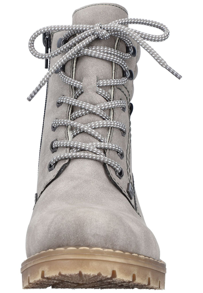 Rieker Stiefelette Lederimitat Grau