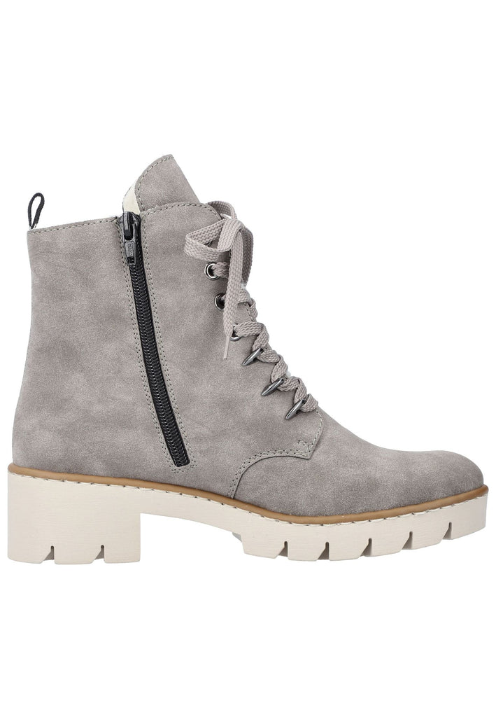 Rieker Stiefelette Lederimitat Grau