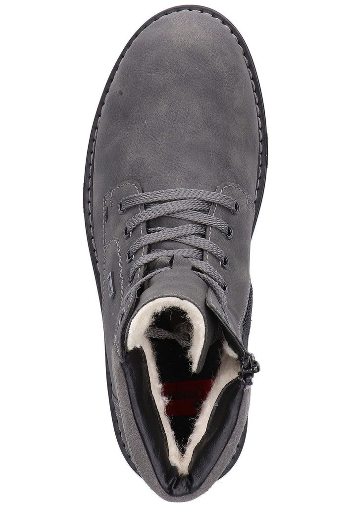 Rieker Stiefelette Lederimitat Grau