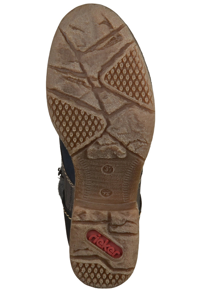 Rieker Stiefelette Lederimitat Grau