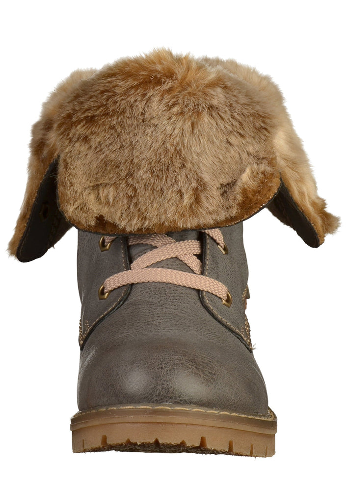 Rieker Stiefelette Lederimitat Grau