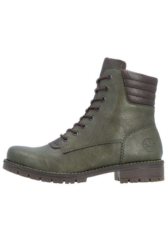 Rieker Stiefelette Lederimitat Grau