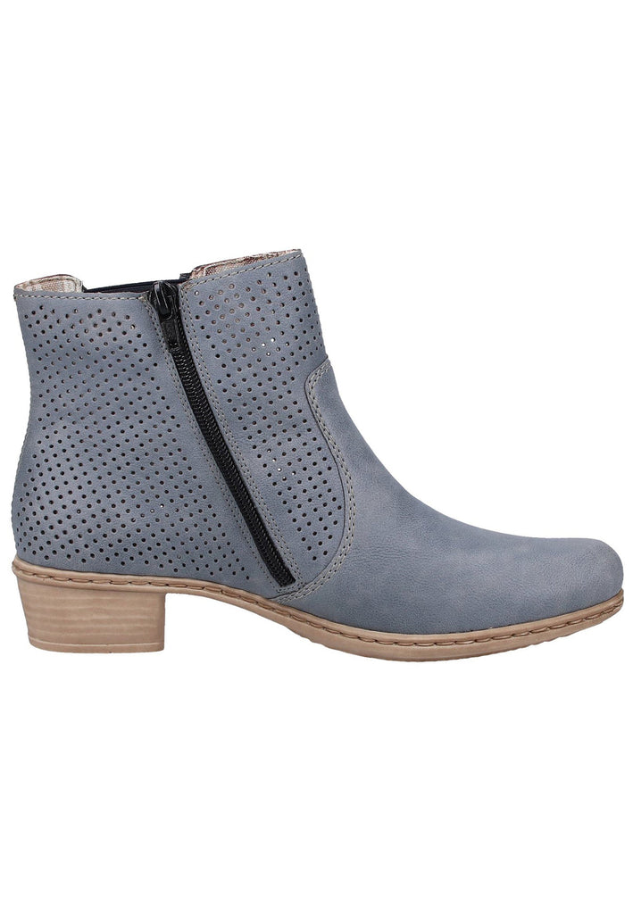 Rieker Stiefelette Lederimitat Jeans