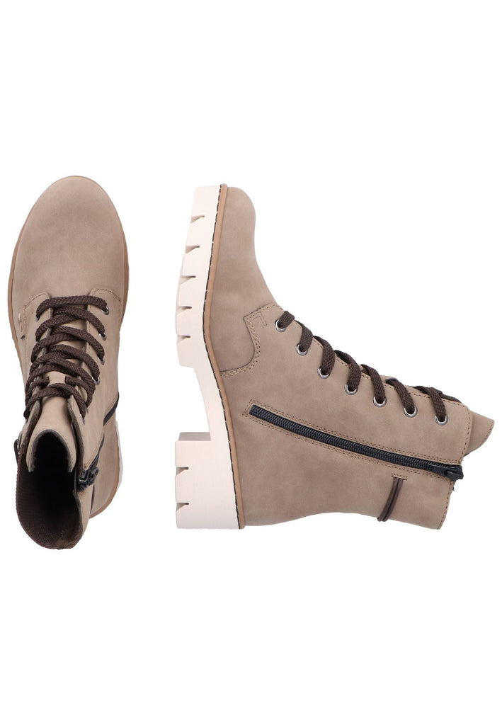 Rieker Stiefelette Lederimitat Leinen
