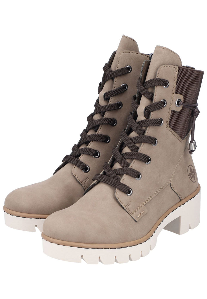 Rieker Stiefelette Lederimitat Leinen